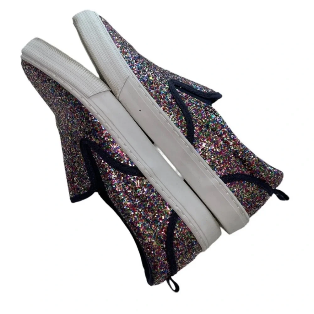 GAPKids Tennis Shoes Sneakers Slip-On Multi Colored Glitter Girls Size 3